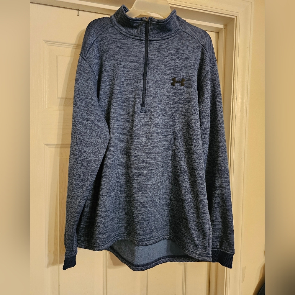 Under Armour Quarter-zip Pullover. Loose fit. Coldgear. Size:L.